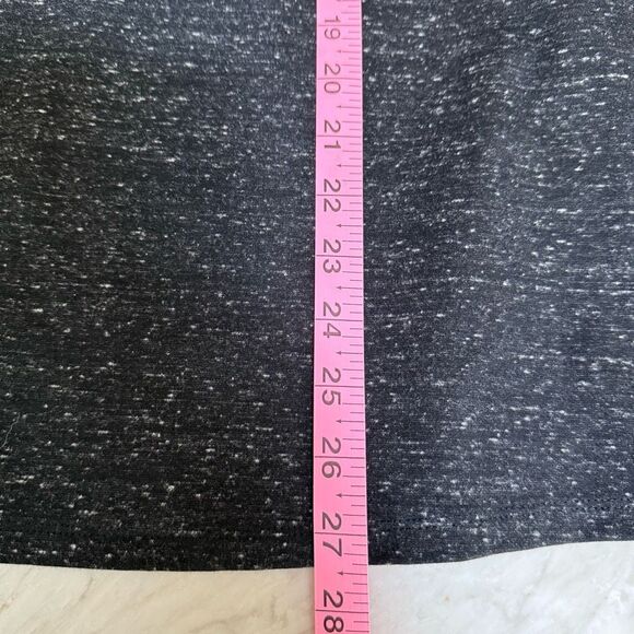 J. Jill Wearever Double-Face Jersey V-Neck Tunic Black Speckle cotton blend LP - Picture 7 of 8